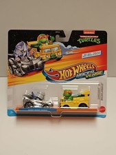 2024 NEW Hot Wheels Racer Verse SHREDDER  MICHELANGELO Ninja Turtles