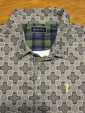William Murray Performance Golf Polo Shirt Men’s XL All Over Print AOP