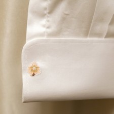 3 Pairs Women Rhinestone Button Cover with Fake Pearl - Detachable Flower