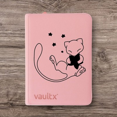 Vault X - 4 Pocket eXo-Tec Zip Binder Ordner - Pink Pokemon Mew
