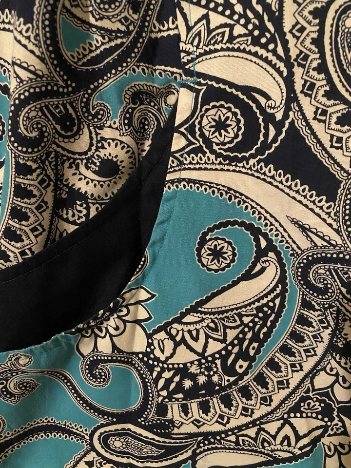 Médicos UA para mujer azul marino verde azulado talla XL cuello en V bolsillos delanteros manga corta Foto 3 de 4