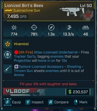 Borderlands 4 🎉 Lionized Birt's Bees ✨ [Atlas/Ted]