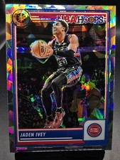2023-24 Hoops Premium Stock #39 Jaden Ivey Ice Prizm Silver