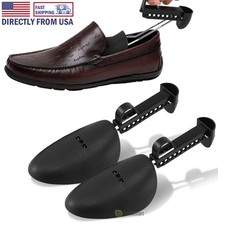 2PCS Adjustable Length Boot Shoe Stretcher Shaper Widener Expander Holder Black