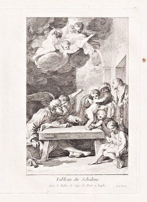 Bartolomeo Schedoni Capodimonte Napoli Naples Aquaforte Engraving 1780.