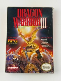 Dragon Warrior III 3 (Nintendo NES, 1992) Comes w/ Original Box
