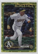 2024 Topps Update Yellow Crackle Foilboard 45/50 Tyler Nevin #US3 10k8
