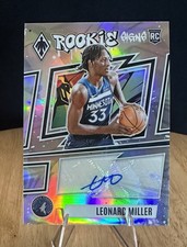2023-24 Panini Phoenix - Rookie Signs Leonard Miller #RS-LML /99 (AU, RC)