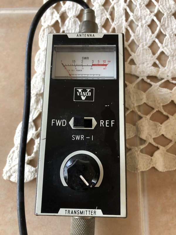 Used Vanco SWR-1 Field Strength And SWR Meter Analog Parts Only