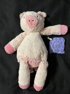 PLUSH Scentsy BUDDY Piper the PIG Pink STUFFED Animal Toy Doll RARE Retired Box