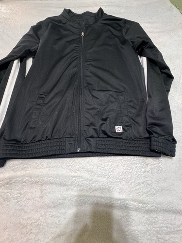Cheerleading.Com Dancewear Jacket Junior 2 Black White Striped Long Sleeve Titan