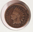 US Rare Old West 1907 Indian Head Penny Coin American Collection Shield Cent USA