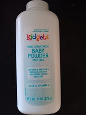 Kidgets Pure Cornstarch Baby Powder 2 pk.