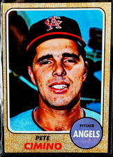 1968 Topps Baseball Pete Cimino #143 California Angels NMT