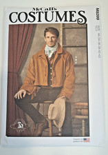 McCalls Costumes Patterns Historical Jacket M8399 Size AA 34 36 38 40 42 UNCUT