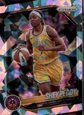 2025 Panini Prizm WNBA Shey Peddy 136 Los Angeles Sparks Ice Prizms