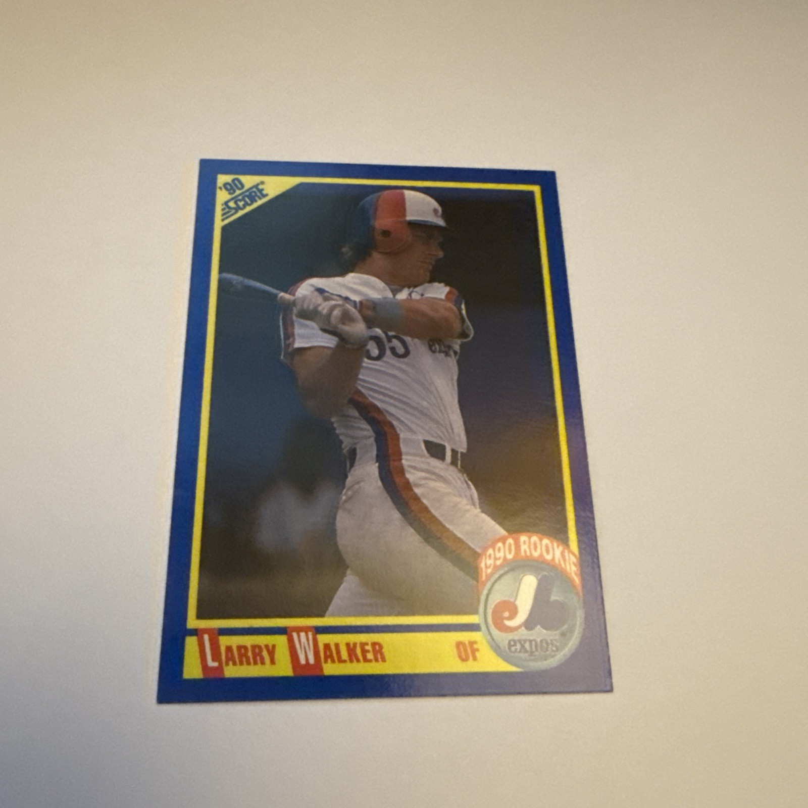 1990 Score - Larry Walker #631 Rookie Card - HOF Expos RC