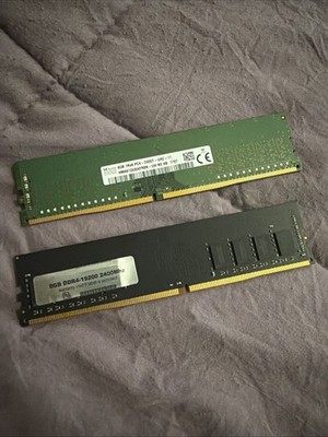 16GB 2x8GB DDR4-2400 PC4-19200 Desktop UDIMM RAM Kit Tested