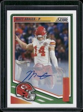 2025 Score #288 Matt Araiza Base Signatures