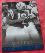 2000 John Unitas Upper Deck  Legends Card Baltimore Colts