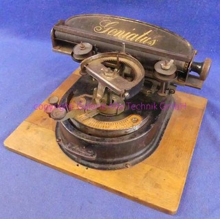 Geniatus Schreibmaschine alt antik Samlg. GAT 1528