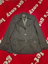 INC International Concepts Women s Blazer Jacket Size L Black Stretch Lined