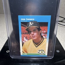 Fleer Mini 1987 Jose Canseco Oakland Athletics Baseball #17