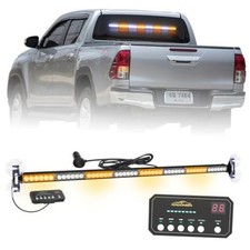 35 Inch Traffic Advisor Light Bar 48 Led Strobe Lights Amber White Whiteamber 35 Inch Traffic Advisor Light Bar 48 Led Strobe Lights Amber White Whiteamber
