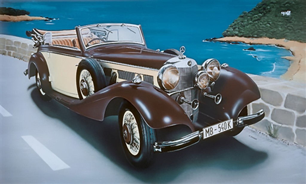 Italeri 1:24 MERCEDES BENZ 540K Plastic Model Kit