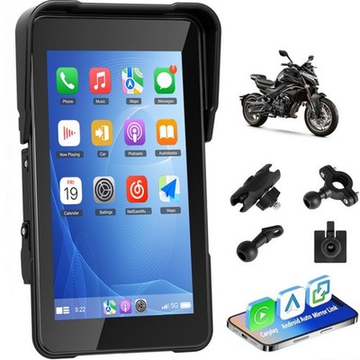 5'' Motorrad Apple CarPlay Navi GPS Navigator Autoradio Wasserdicht TouchScreen
