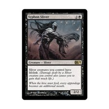 WotC MtG M14 Syphon Sliver (R) EX