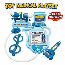 Kids Doctor Pretend Play Set with Medical Kit & Doll – Role Play Toy for Ages 3+