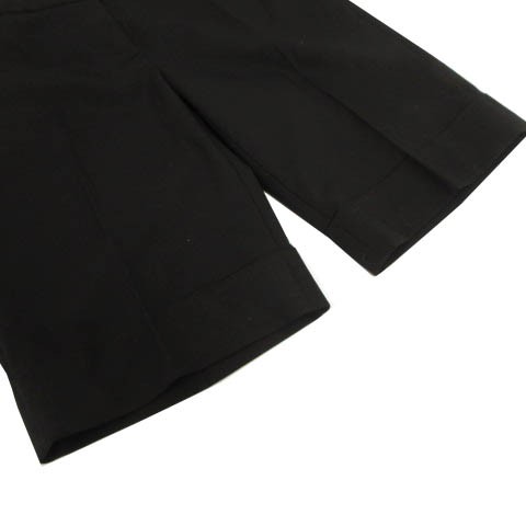 ZARA BASIC Pants Half Pants Double Hem Black Blac… - image 5