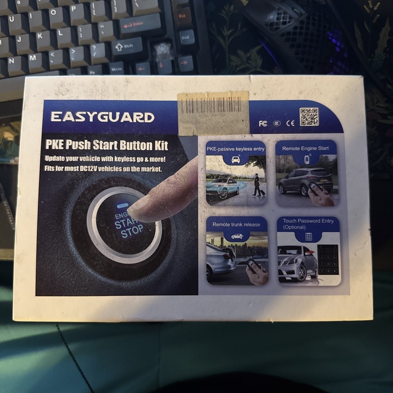 EASYGUARD pke push start button kit