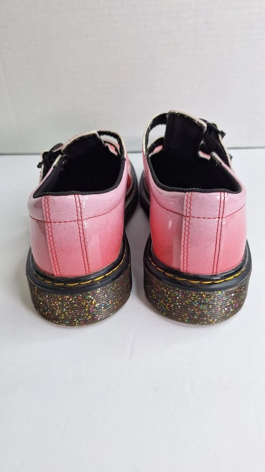 DR. MARTEN'S Pink Gradient Barbie Maryjanes Girls Sz 4 UK (US 5 Big Kids) Girl - Image 4 of 4