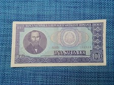 🇷🇴 Romania 100 lei  1966  P-97a xf+ Banknotes 021126-4