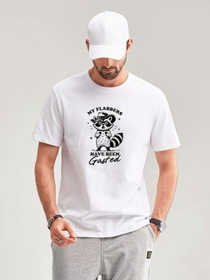 My Flabbers Have Been Gasted T-Shirt, Waschbär Meme Cowboy Hut Grafik Tee