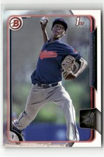 2015 BOWMAN DRAFT #96 TRISTON MCKENZIE CLEVELAND INDIANS