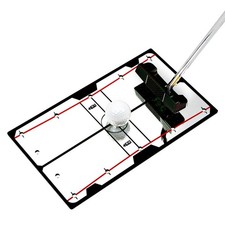 Golf Putting Alignment Mirror Golf Putting Training Aid Golf Portable Learning