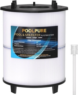 NEW! Pool Pure 27002-0150S Pool Filter Cartridge, Pentair, Sta-Rite, System 2