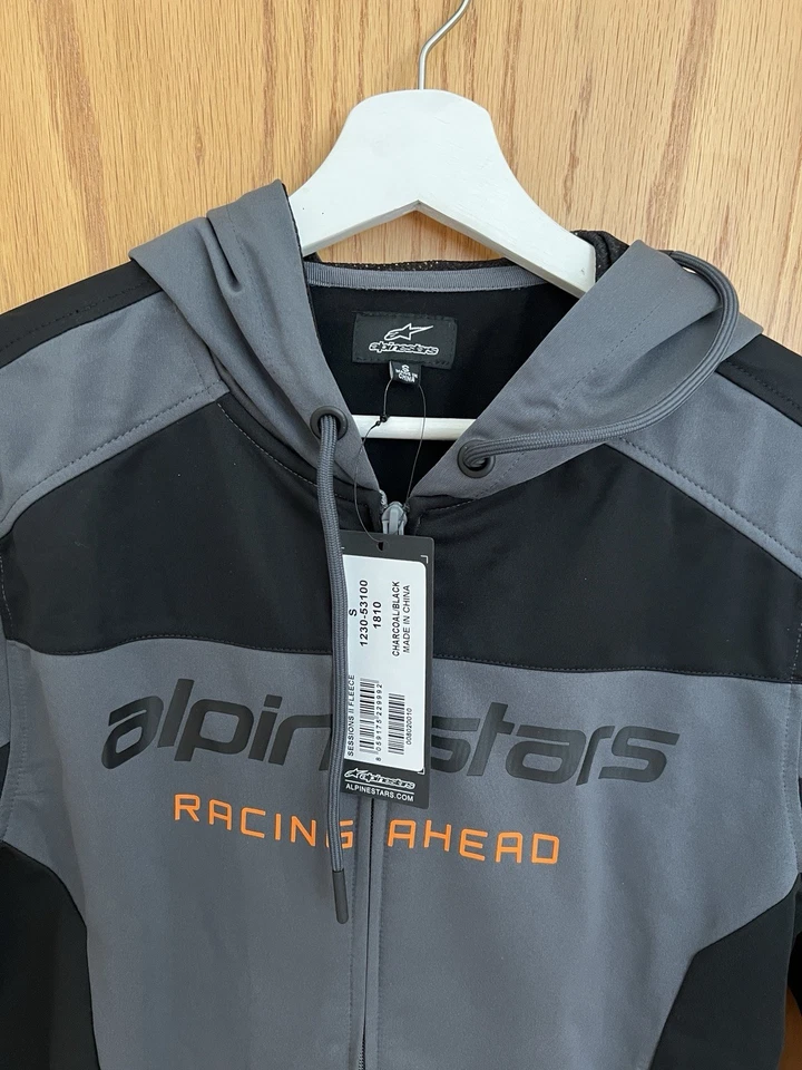 Alpinestars Session II Fleece NEW - Charcoal/Black - S - Image 2 of 4