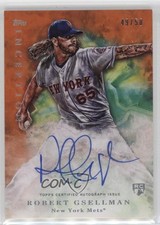 2017 Topps Inception Rookie Auto Orange 49/50 Robert Gsellman #132 Auto ez6