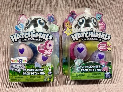 B45 LOT Of 2 Hatchimals CollEGGtibles Season 2 Toy 2 Pack + Nest by Spin Master