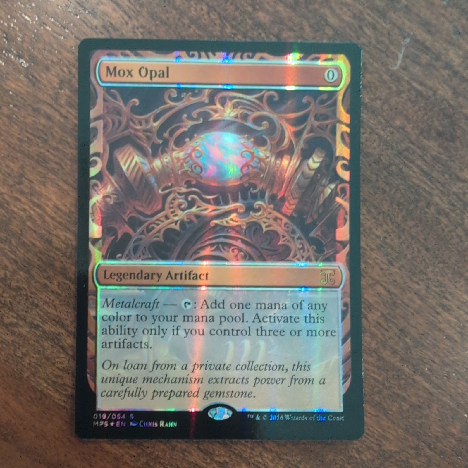 Mox Opal Masterpiece Series: Kaladesh Inventions Foil - Damaged - small crease