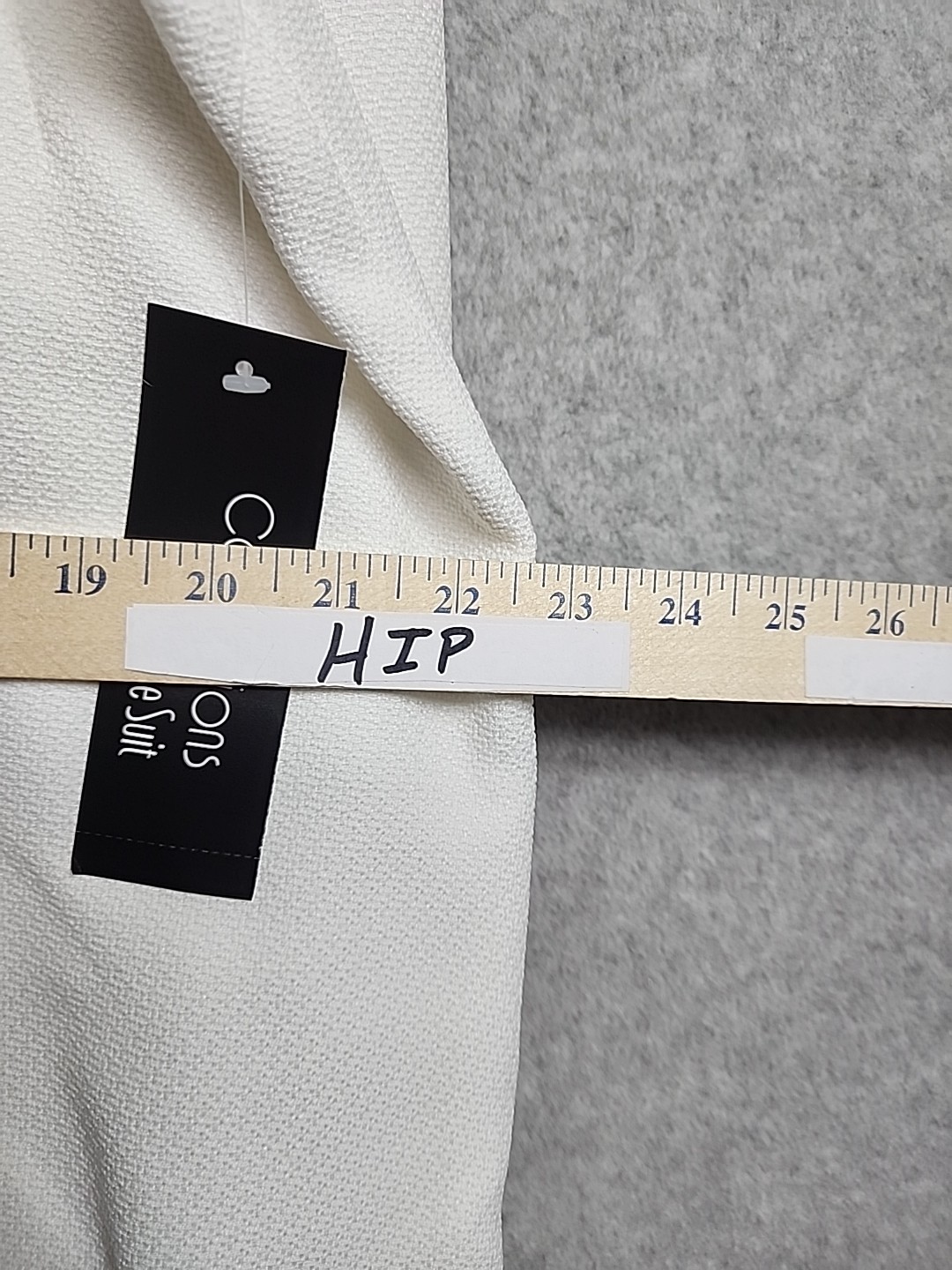 Vintage Le Suit Women's luxury Jacket Skirt/Duster White 2 Piece Set Sz 18 Y2K