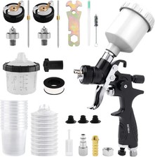 Mini Hvlp Air Spray Gun Kit Touch Up Paint Gun With 0.81.0mm Nozzles