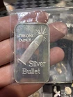 Vintage 1 Oz 999 Silver Art Bar The One Ounce Silver Bullet Engravible Back