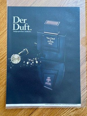 Der Duft Maskulin Van Cleef & Arpels Paris 1980 Vintage Ad Werbung Reklame