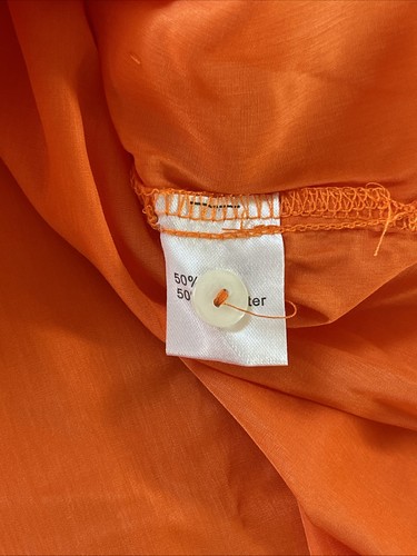 Diosun Camicia Manica Lunga E Corta Set Arancione Taglia Large NUOVO - Foto 7 di 7