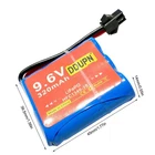 9.6V 3S 320mAh LiFe Battery SM-2P Rev Male Plug for RC Buggy Car Truck Boat
